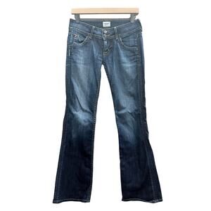 HUDSON Beth Mid Rise, Baby Bootcut Jean with Back‎ Flap Pockets Size 28